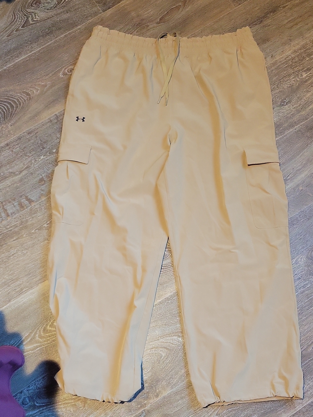 Under Armour Women's Khaki Cargo Pants with Drawstring Waist